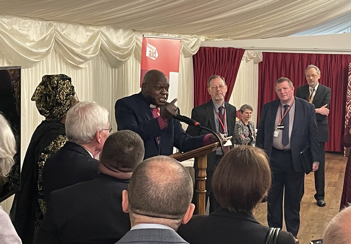 “Partnership is a key; Not doing things alone” A really timely reminder from @JohnSentamu Chair @christian_aid #EconomicEmpowermentReception w/ Susan Chimbayo, Nandolo farmers association @SPSWilliams