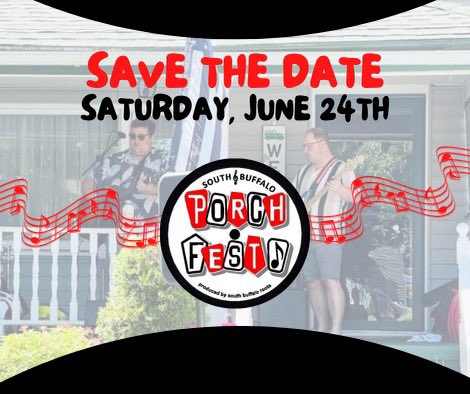 Registration now open! southbuffaloporchfest.com #sbporchfest