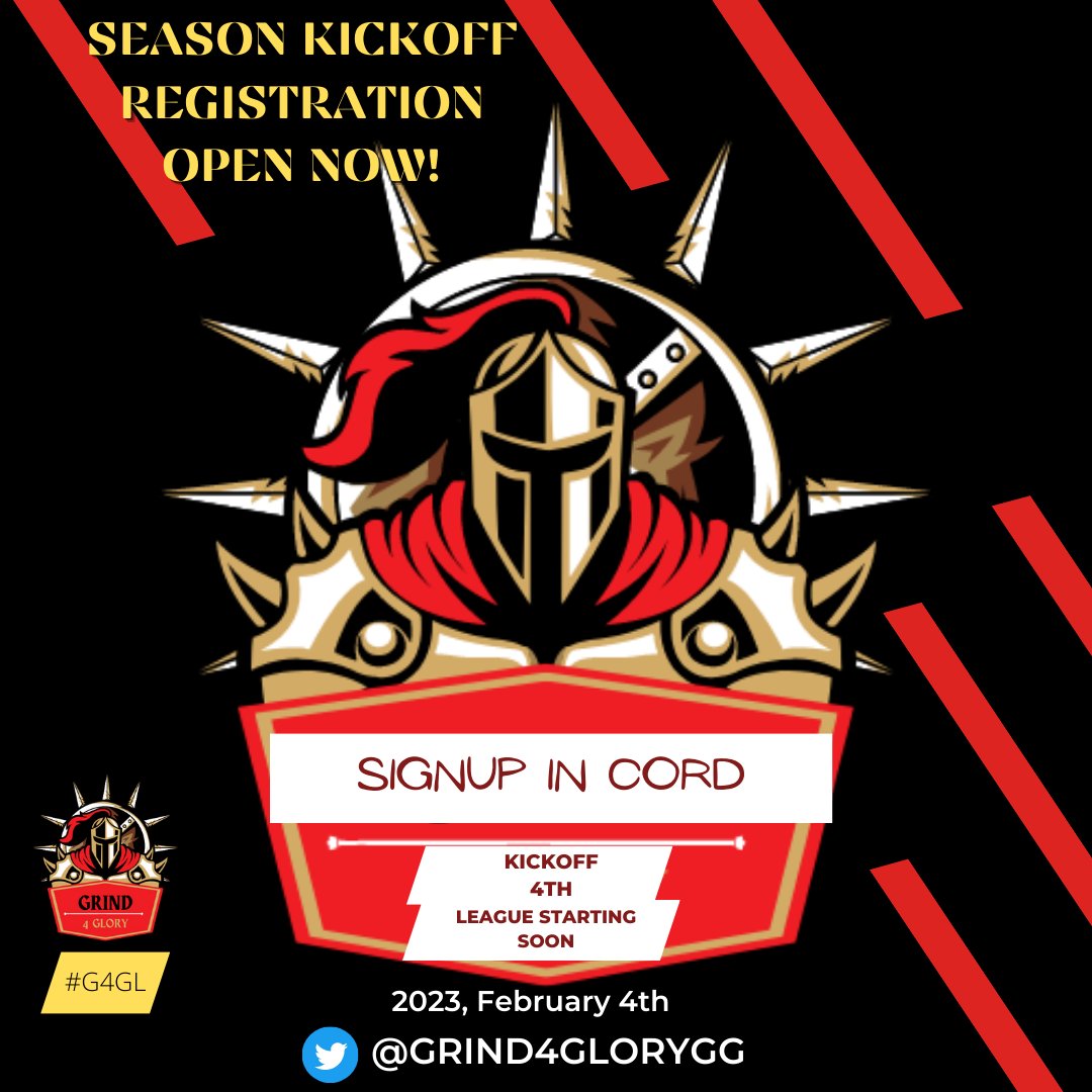 Signups Live Now!
How well can you compete against actual comp? Join in on this free entry to Kickoff the start of the G4G league! #G4GL