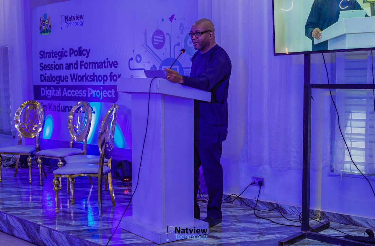 aidfoundation's tweet photo. @Natview_Ng hosted a 2day discussion session on @contactkdsg #DigitalAccessProgram and our ED @askbonet was among the panelist.
It’s thrilling to know that Kaduna is amongst the few States with a Directorate and just recently a State Digital Strategy aimed at giving...
1/3 https://t.co/WFBc5pYdp5