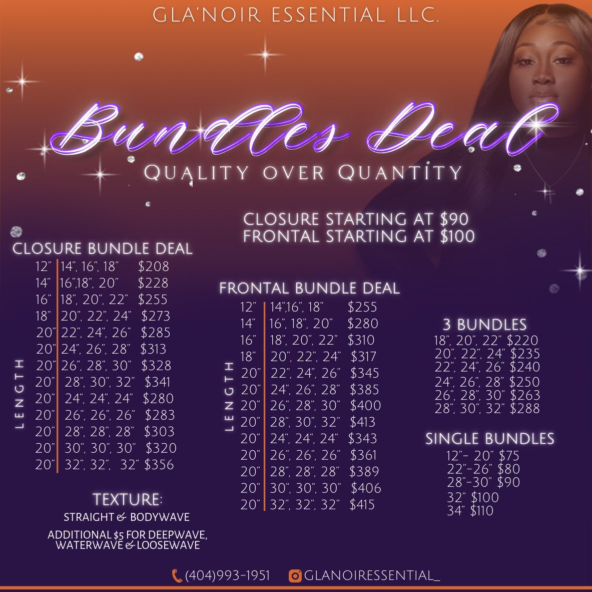 Glanoir_'s tweet photo. We're Now Accepting Orders ✨ New
Deal’s, Longer Length’s, Affordable Price’s &amp; Magnificent Quality of Hair with Fast Two day Priority Shipping! 

~ Quality over Quantity

Direct Message or Text (404)993-1951 To Place Your Order Today 🧡 https://t.co/PoDT8ANCGj