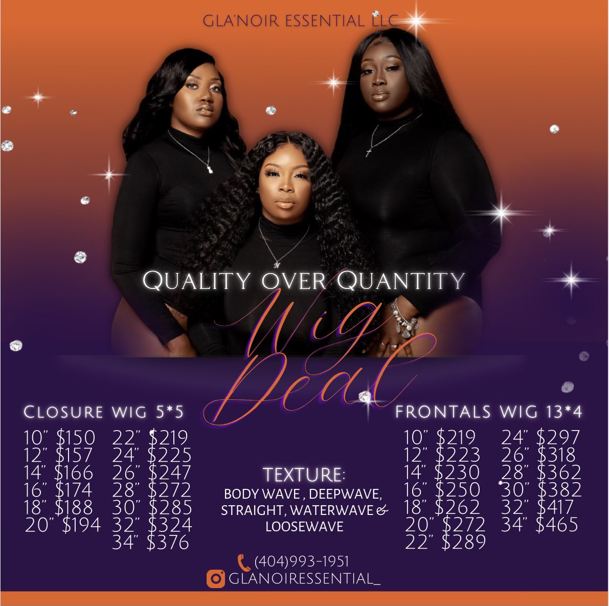 Glanoir_'s tweet photo. We're Now Accepting Orders ✨ New
Deal’s, Longer Length’s, Affordable Price’s &amp; Magnificent Quality of Hair with Fast Two day Priority Shipping! 

~ Quality over Quantity

Direct Message or Text (404)993-1951 To Place Your Order Today 🧡 https://t.co/PoDT8ANCGj