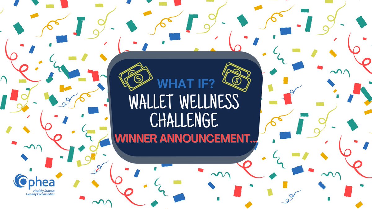 opheacanada's tweet photo. Financial Literacy Counts! Thanks to all of the classrooms across Ontario who shared how they are using Ophea’s #WalletWellness resources &amp; thanks to @MeridianCU for supporting the What If? Wallet Wellness Educational Challenge. 

The winners of the eight $500 cash prizes are... https://t.co/oWLmhrPGdK