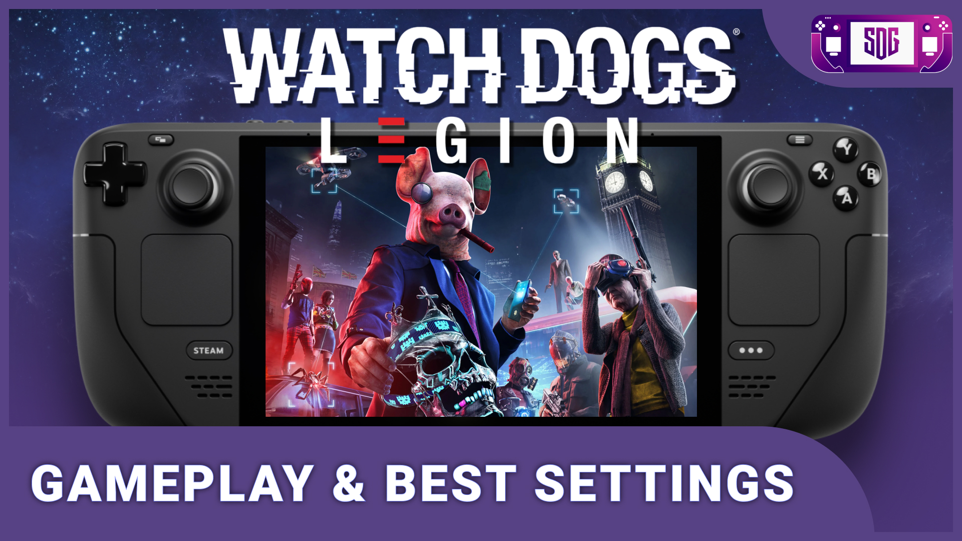 Steam Deck Gaming on X: Watch Dogs: Legion is working perfectly fine out  of the box on Steam Deck, but power usage is on the high side   #SteamDeck #watchdogslegion #Ubisoft   /