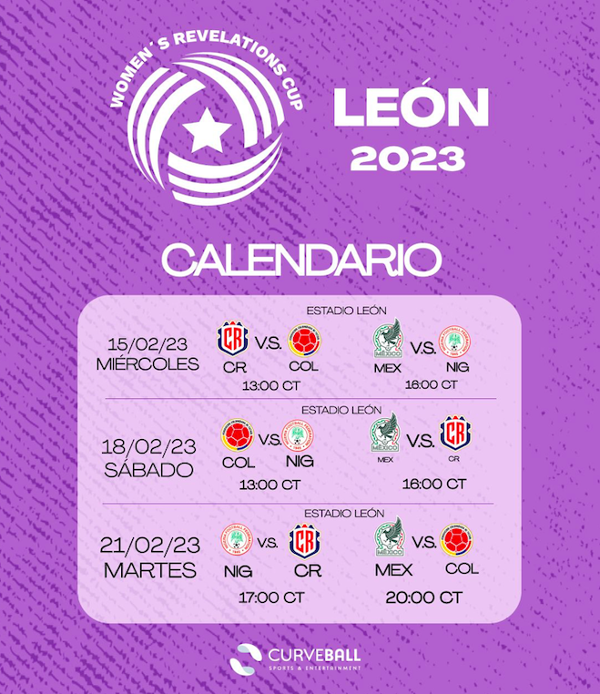 Así quedan las fechas para la Women's Revelations Cup 2023. 🤩💜💜💜💜💜