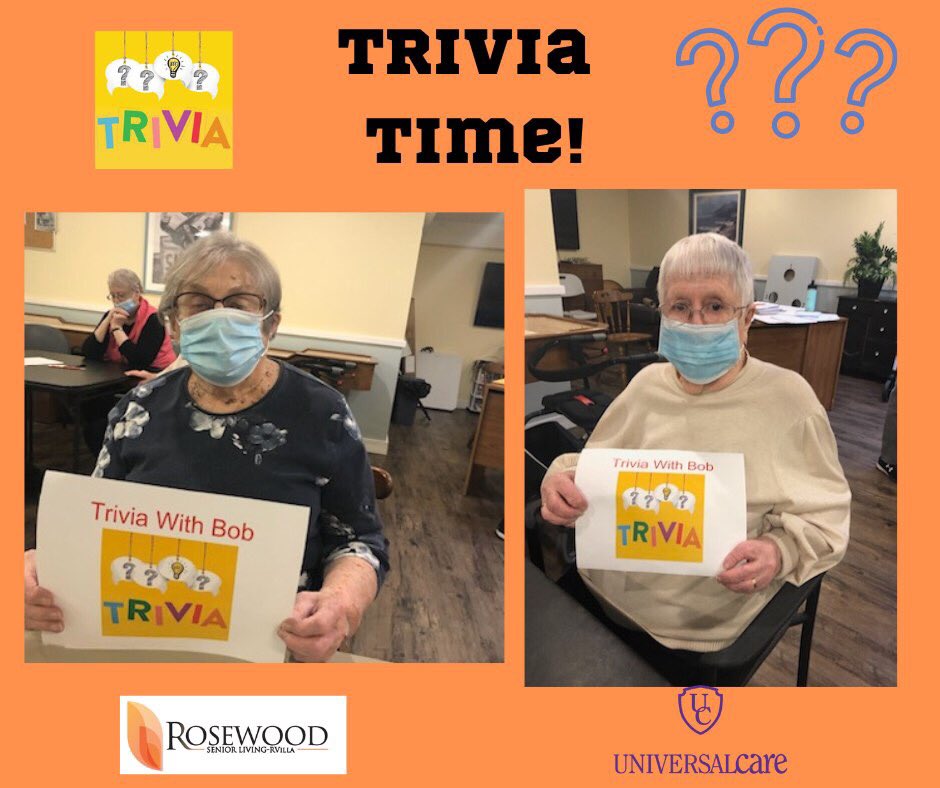 RosewoodRVilla's tweet photo. Bob a Resident at Rosewood RVilla recently hosted his first Trivia Time.  The Residents enjoyed all the categories he created.Bob carefully created the categories based  History, Geography, Ripley and Rosewood RVilla.
#UniversalCare #Retirement #rosewoodrvilla #triviatime https://t.co/IItqxKq5HG