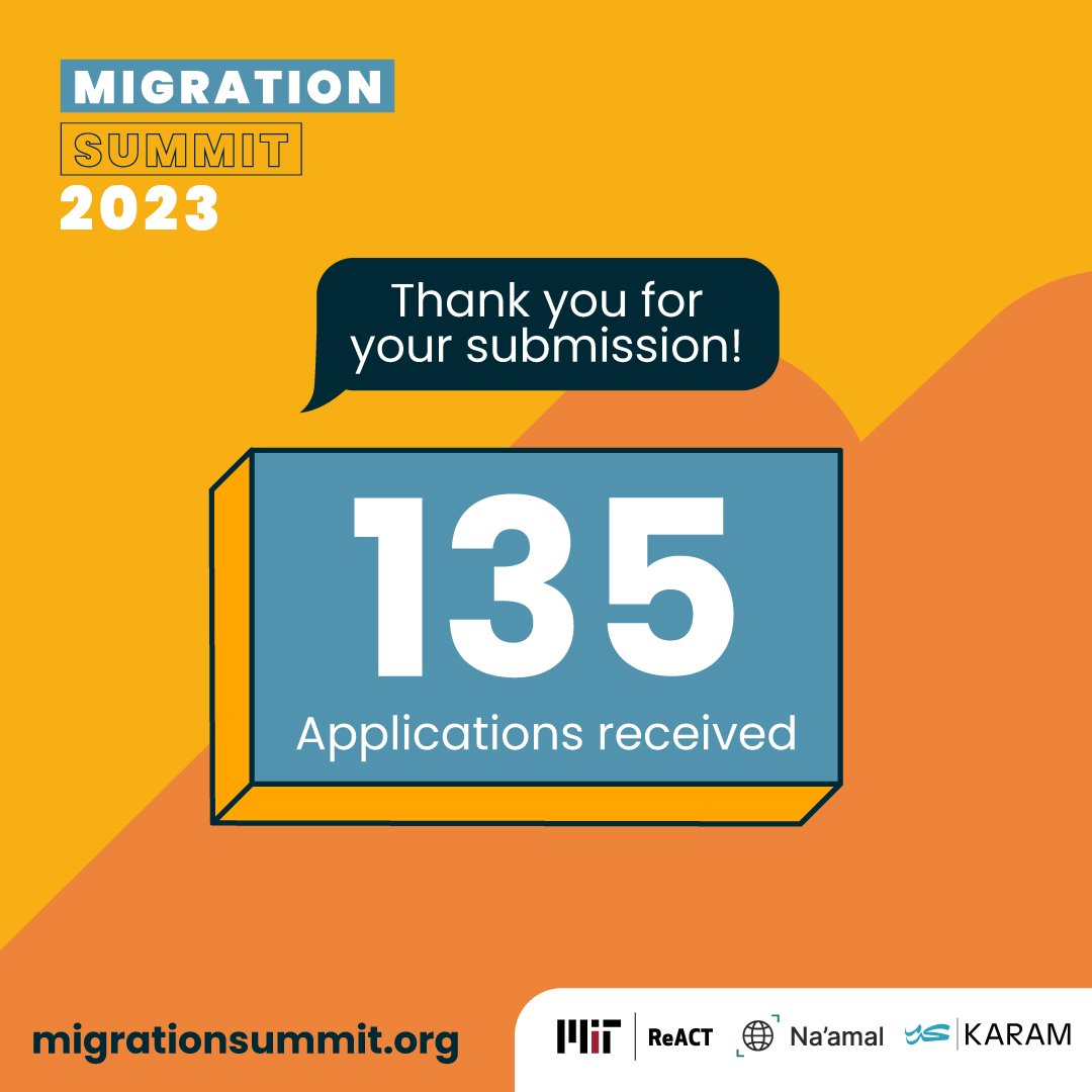 MSummit2024's tweet photo. Thank you for your submission!
As we start reviewing your submissions, we first want to say a big thank you to the member of the Organizing Committee.
π https://t.co/hfj8HbiaAf
#MigrationSummit23 #Migration #Education #Livelihood #Dignity #Storytelling #Learning #Community https://t.co/MZxBaQvO5o