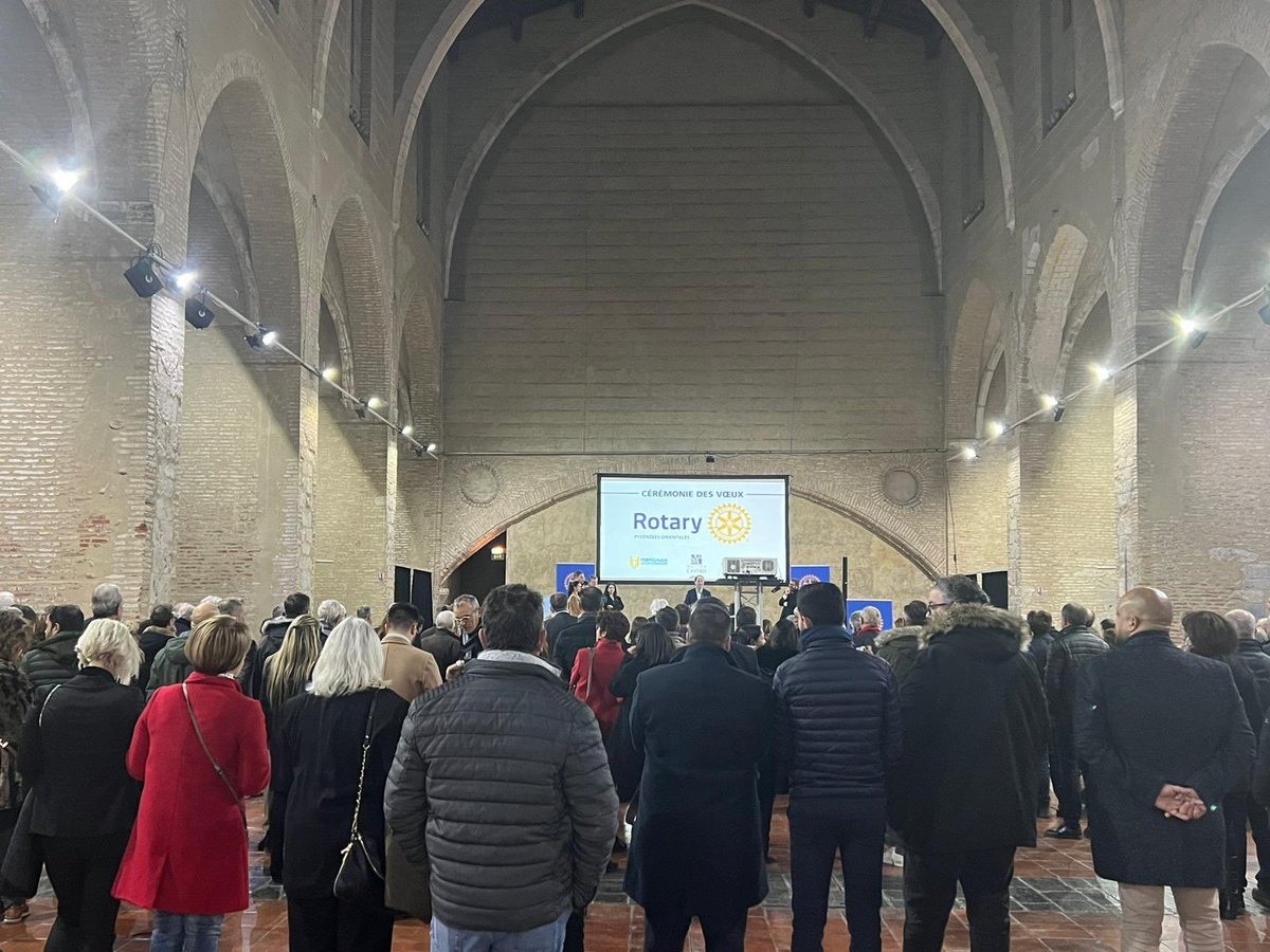 sblanc66000's tweet photo. Vœux des clubs #rotarys des Pyrenees-Orientales. @louis_aliot aux côtés de ceux qui promeuvent la paix. https://t.co/OSkAZWXLpk