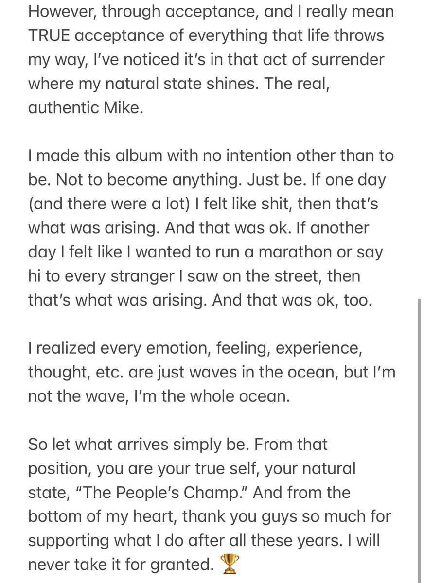 A few words before midnight