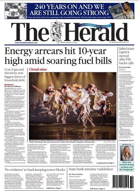 heraldscotland's tweet photo. A look at tomorrow's front page
#TomorrowsPapersToday #BBCPapers #skypapers https://t.co/4Qsg55zGha