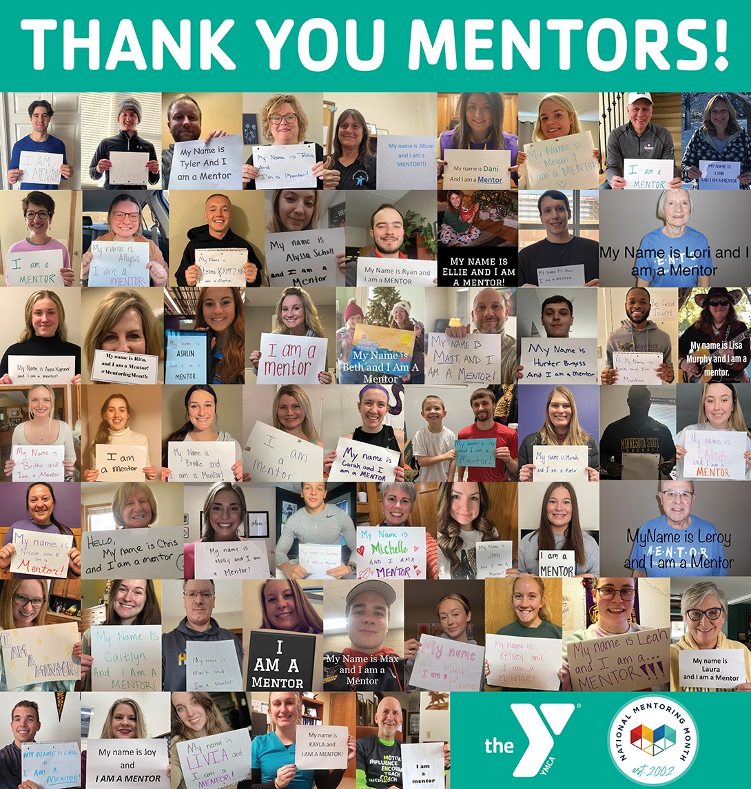 YMCABroSis's tweet photo. Today is National Thank Your Mentor Day! On behalf of our youth and families, the Brother/Sister Program staff would like to thank YOU, our mentors. You ARE the difference! https://t.co/EB6UpLrfmK