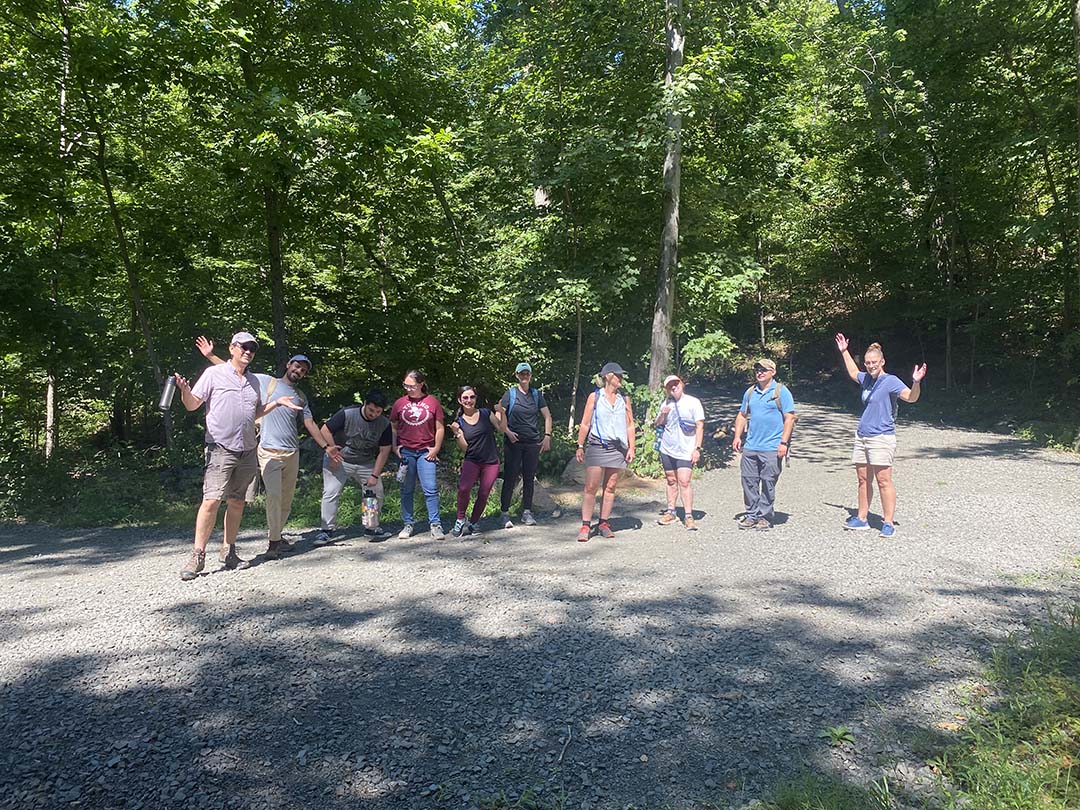 Missing the warm weather from our office outing to Sleeping Giant back in August of 2022... Hoping everyone stays warm and fairs through these winter months. #architects #summerthrowback #officepeeps #PatriquinArchitects #CT