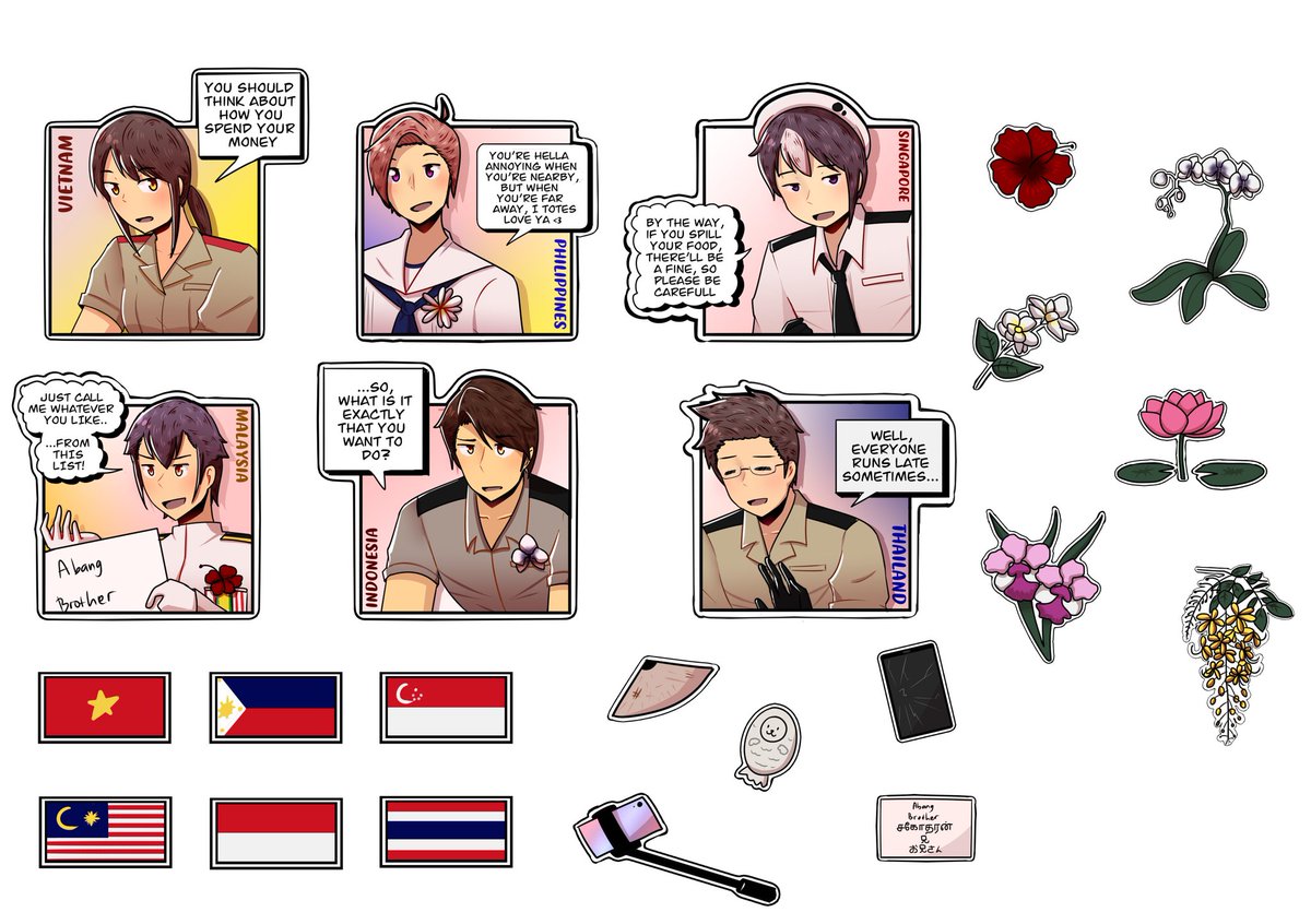 skyree134's tweet photo. #ヘタリア #hetalia 
#hwsvietnam #hwsphilippines #hwssingapore #hwsmalaysia #hwsindonesia #hwsthailand https://t.co/PvG2vqrXpJ