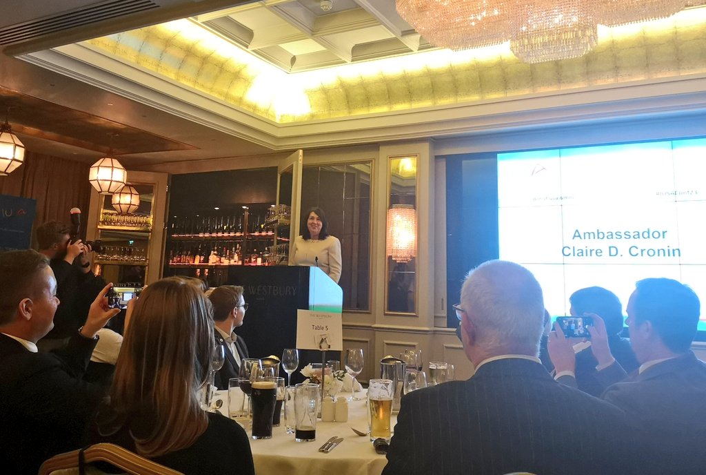 A pleasure and a privilege to have <a href="/USAmbIreland/">Ambassador Edward Walsh</a> address #IUSACon23. We're so grateful to <a href="/USEmbassyDublin/">U.S. Embassy Dublin</a> and <a href="/StateDept/">Department of State</a> for their formative influence on Alumni and on US Irish relations and the power of people to people ties.