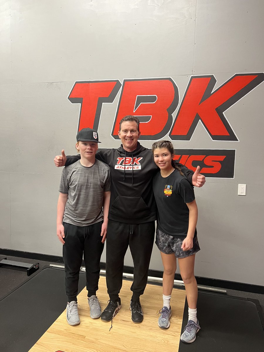 TommyB_K's tweet photo. Skiing Champions - Dray &amp; Maya⛷️
Right off the mountain from huge victories, and right back into the gym for more training. These two INSPIRE ME (and just 13 years old with that kind of commitment and work ethic)😳🤓
#BKcrew #TBKathletics #skiconditioning #drylandtraining https://t.co/N1YFaiz25b