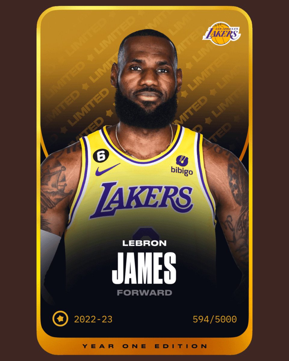 gurucollects's tweet image. 🏀 GIVEAWAY 🏀 

I’m teaming up with Sorare NBA to give someone a Limited card of LeBron!

To Enter:
1. Like
2. Retweet
3. Follow @SorareNBA &amp;amp; @ericwhiteback 

Good luck! 🍀 Winner will be selected on Jan 31st! 🙏🏼 Sign up today at sorare.pxf.io/EW and get 20 free cards! 🤝