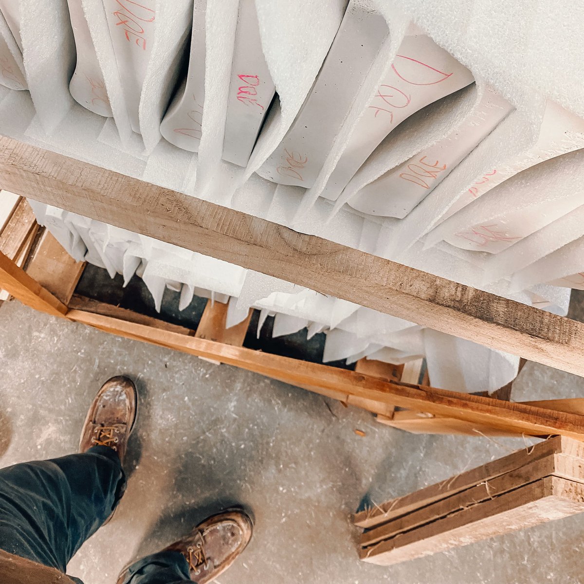 // PACK &amp; SHIP // From pouring to shipping and everything in between, we strive to make sure your order arrives safe and sound.  #PoolParty #Pool #Handmade #Landscaping #exteriordesign