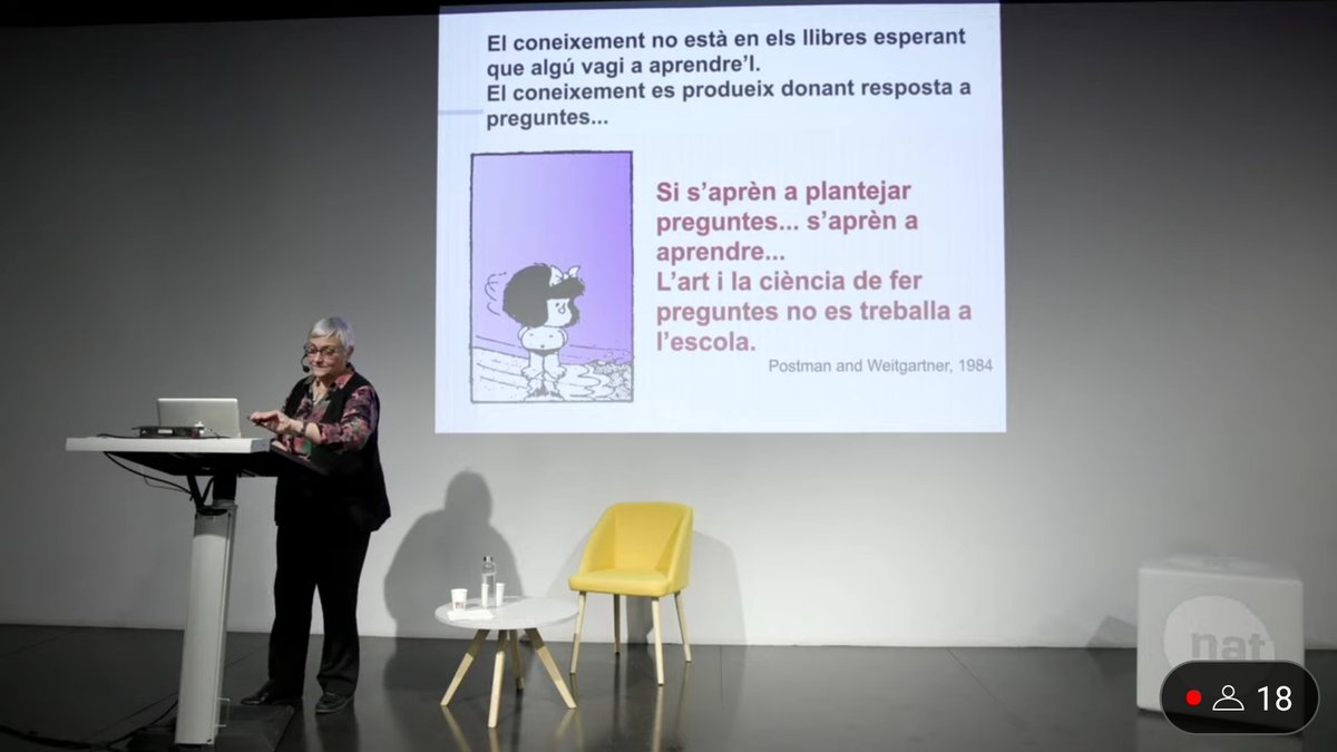 escolaelshorts's tweet photo. Escoltem la #NeusSantmarti, un dels nostres motors d'aprenentatge, per continuar plantejant bones preguntes en l'àmbit científic.
#femciencia
#Motivacio
#Experimentacio
#manipulacio
#Descoberta
@MCNBeducacio
@museuciencies https://t.co/tsXtGIdVHj
