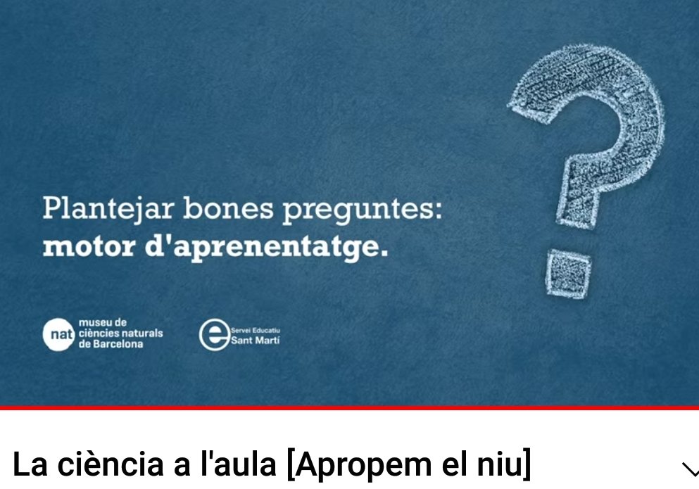 escolaelshorts's tweet photo. Escoltem la #NeusSantmarti, un dels nostres motors d'aprenentatge, per continuar plantejant bones preguntes en l'àmbit científic.
#femciencia
#Motivacio
#Experimentacio
#manipulacio
#Descoberta
@MCNBeducacio
@museuciencies https://t.co/tsXtGIdVHj