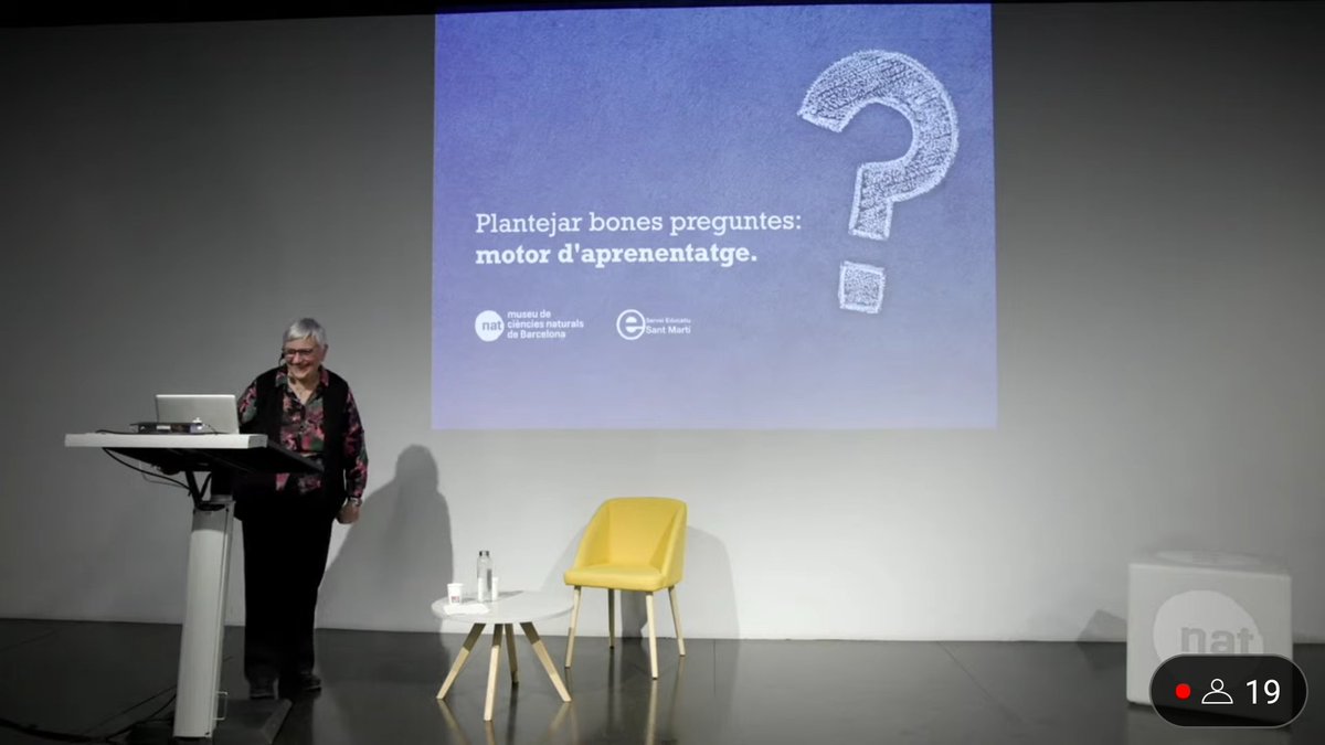 escolaelshorts's tweet photo. Escoltem la #NeusSantmarti, un dels nostres motors d'aprenentatge, per continuar plantejant bones preguntes en l'àmbit científic.
#femciencia
#Motivacio
#Experimentacio
#manipulacio
#Descoberta
@MCNBeducacio
@museuciencies https://t.co/tsXtGIdVHj