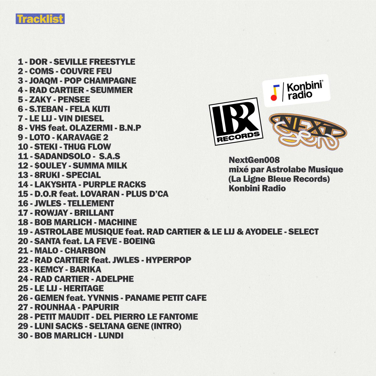 KonbiniFr's tweet photo. Toutes les deux semaines dans NextGen on demande à un artiste de nous faire découvrir sa vision de la nouvelle génération rap FR. https://t.co/LgfQwNCVRw
