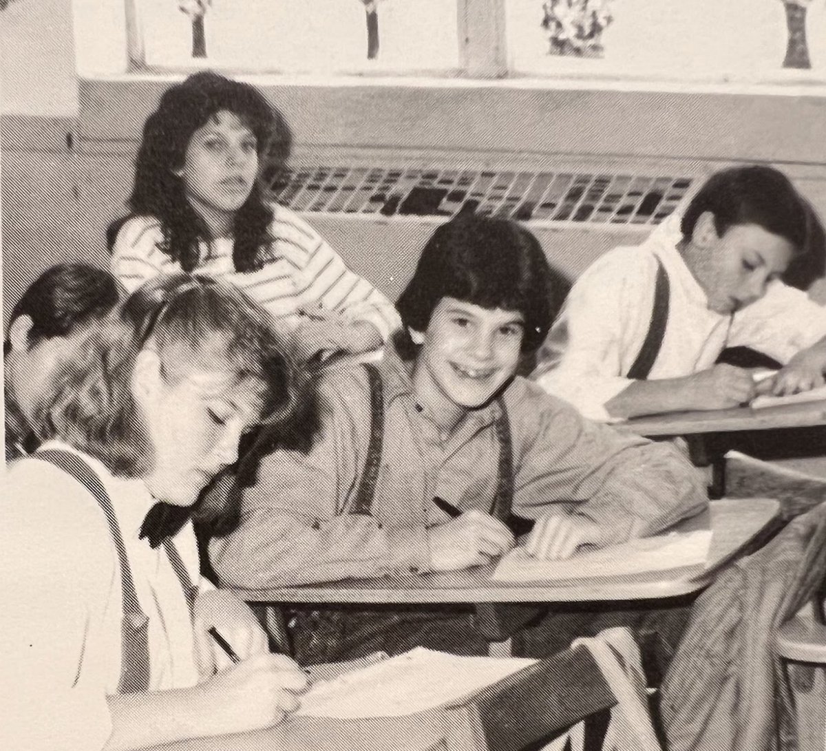 SurryCoSchools's tweet photo. Some call it #ThrowbackThursday, but we call it #LeadershipLookBack! This week, we’re looking back to 1988 at Copeland Elementary. Recognize anyone? #ALLin #TBT https://t.co/Gm3tz3QvPk