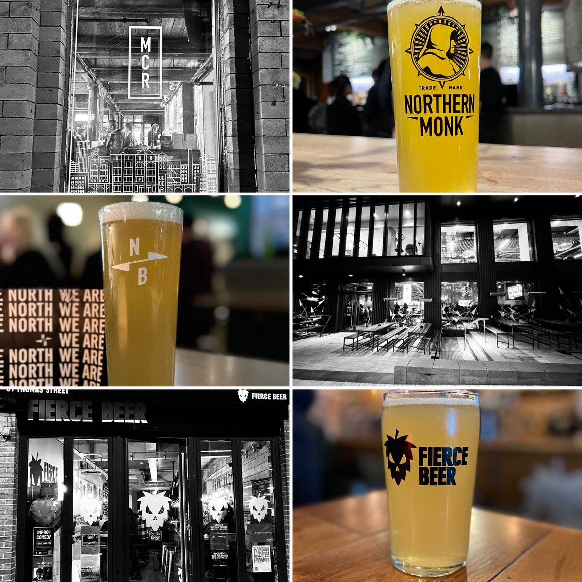 UKsoberAF's tweet photo. Great evening visiting three #Manchester taprooms; @NMBCo , @NorthBrewCo and @fiercebeer . Incredible NoLow options at all three. https://t.co/s9H2ed8SeY