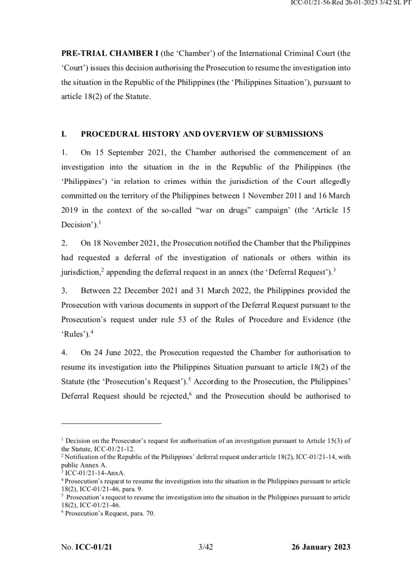 mikenavallo's tweet photo. NEW OVERNIGHT: 

ICC approves resumption of probe into PH drug war, Davao killings

ICC Pre-Trial Chamber says it is not satisfied that PH is undertaking relevant investigations that would warrant deferral of Court’s probe.

https://t.co/BzGudDZaPv https://t.co/mSGuQYAnal