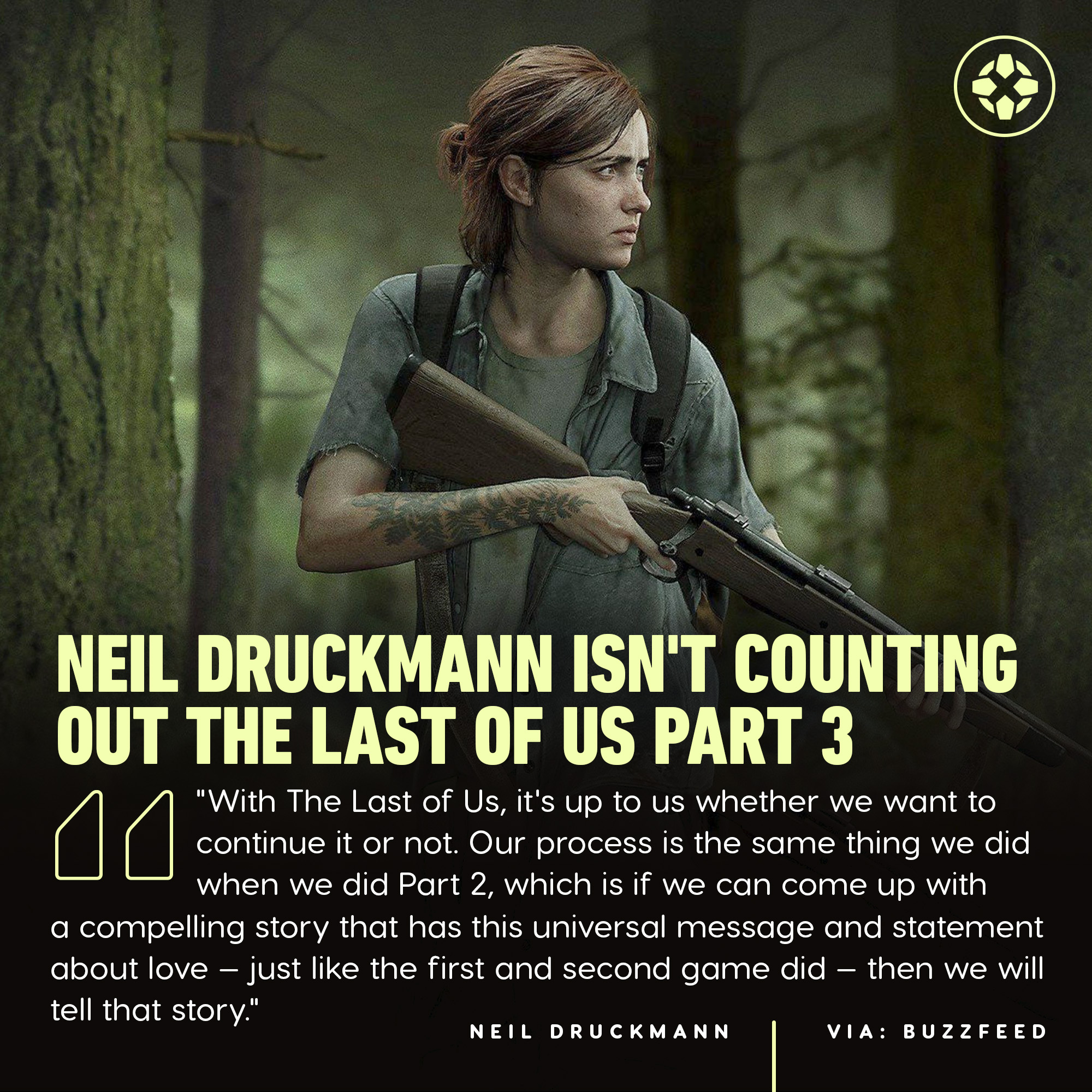 Last of Us 3': Neil Druckmann hints the story will continue past 'Part 2