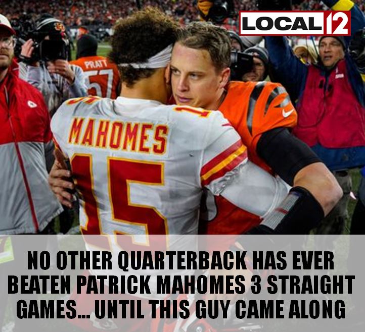 Local12's tweet image. ALL HAIL JOE!

Ready to make it 4 on Sunday: bit.ly/3Dks5vk

 #RuleThePlayoffs #ChiefsKingdom #Bengals #Chiefs #AFCChampionship
