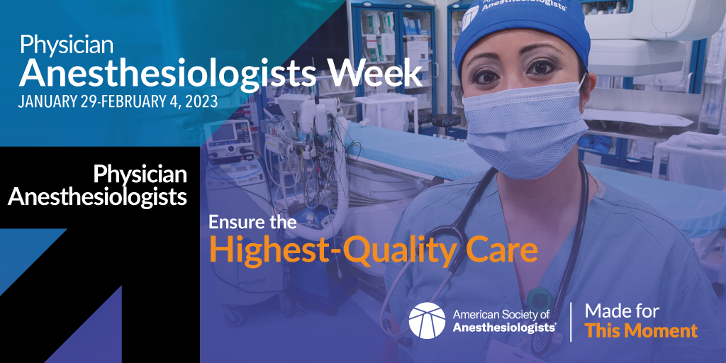 Happy #PhysAnesWk23 to all of our amazing physician #anesthesiologists in the state of Rhode Island. We appreciate all you do for our patients!