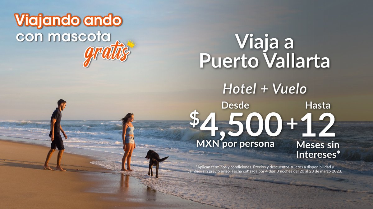 🐶 ¡Viaja feliz con tu mascota! 🐱 
Reserva hoy  🏨+✈️  👉  bit.ly/3wBP5Cd
<a href="/PuertoVallarta/">Puerto Vallarta</a> 
.
.
 #petlovers #petfriendly #fly