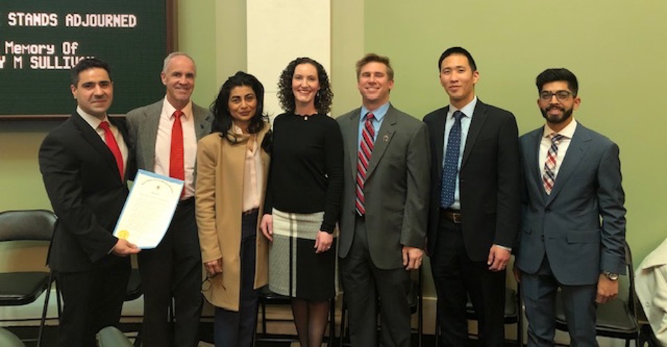 RI Society of Anesthesiologists (RISA) leadership met with Sen. Bridget Valverde for Anesthesiologists Week 2022 to advocate on behalf of all physician #anesthesiologists in the state. #PhysAnesWk23