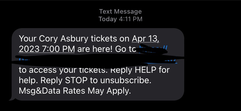 _natsue's tweet photo. @CoryAsbury GOT MY NASHVILLE TIX!! 🥹🥹🥹🥳🥳🥳 #pioneertour https://t.co/xAVIjs6brC