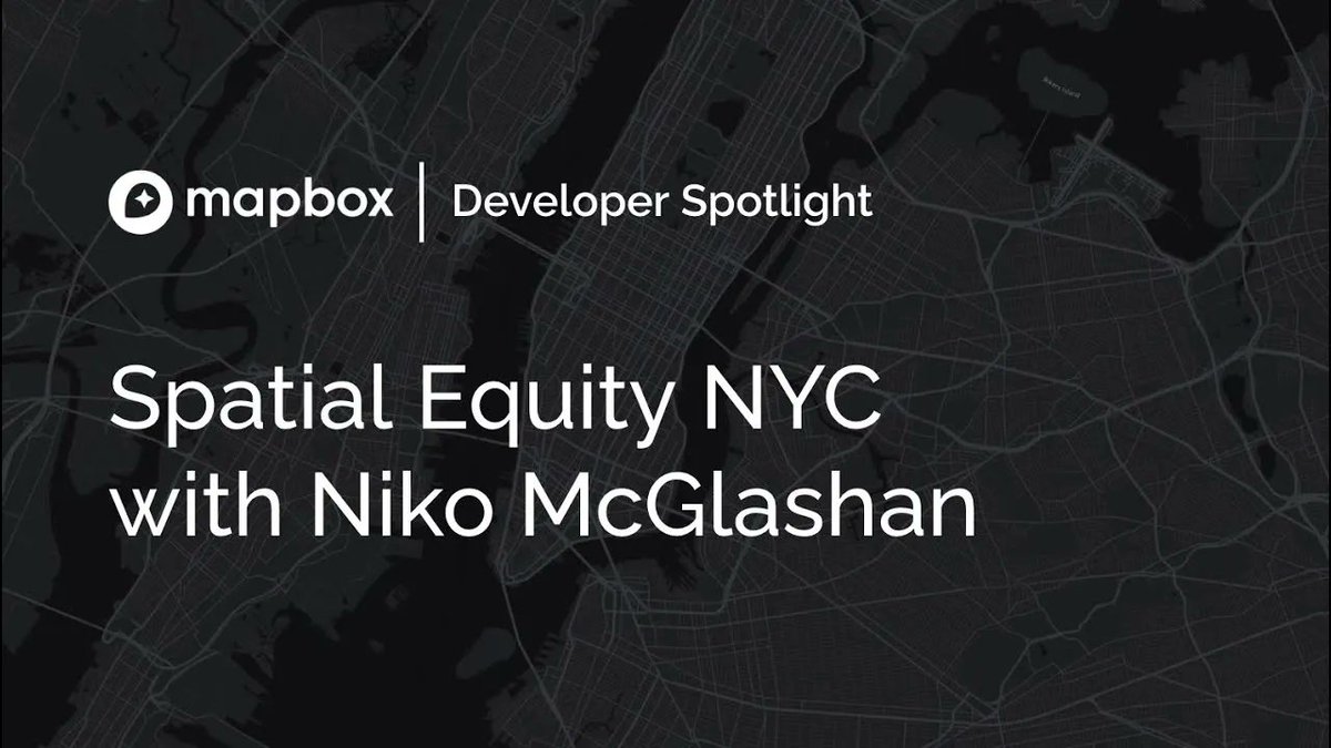 Our Developer Spotlight with Niko McGlashan and his team at the MIT Leventhal Center is about Spatial Equity NYC, and app about inequities in how public space is designed, distributed, and accessed in New York City: buff.ly/3Haak35 @mitlcau @TransAlt #BuiltWithMapbox