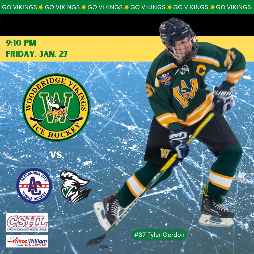 Tomorrow!!! <a href="/AthleticsWshs/">Viking Athletics</a> <a href="/HockeyCSHL/">CSHL Hockey</a>