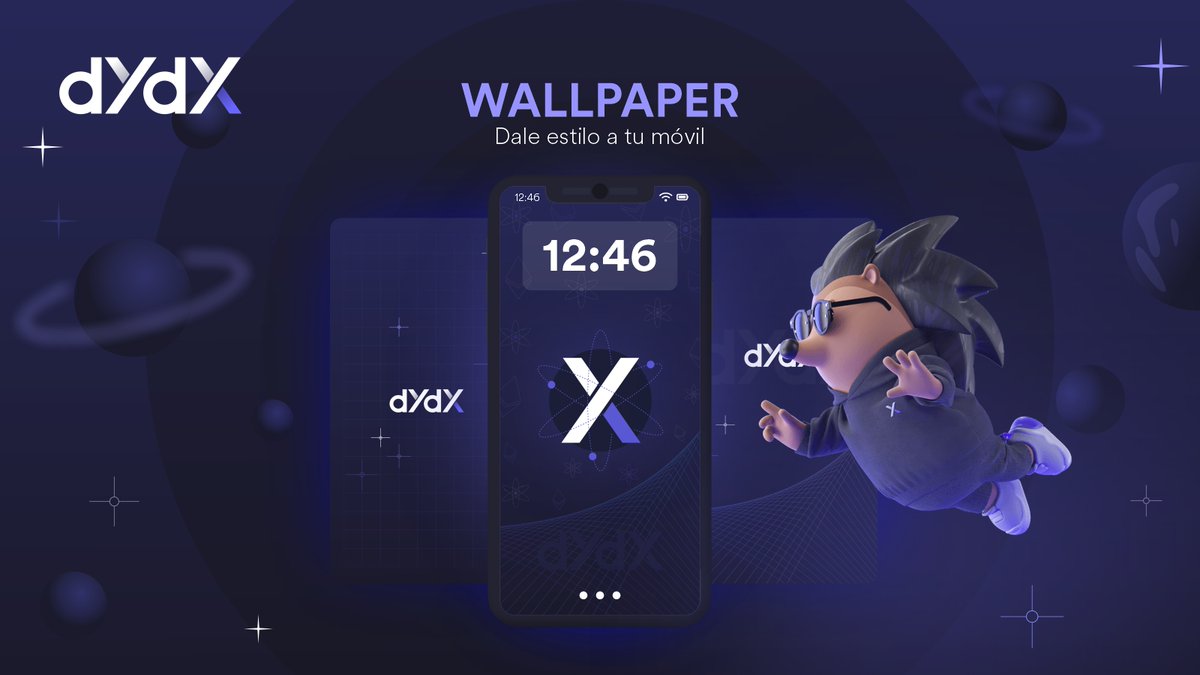 Dale un estilo #dYdX a tu móvil, y demuestra tu💜 al mejor exchange de perpetuos del mundo <a href="/dYdX/">dYdX</a>.

Descarga tu wallpaper aquí bit.ly/3jfZuR0