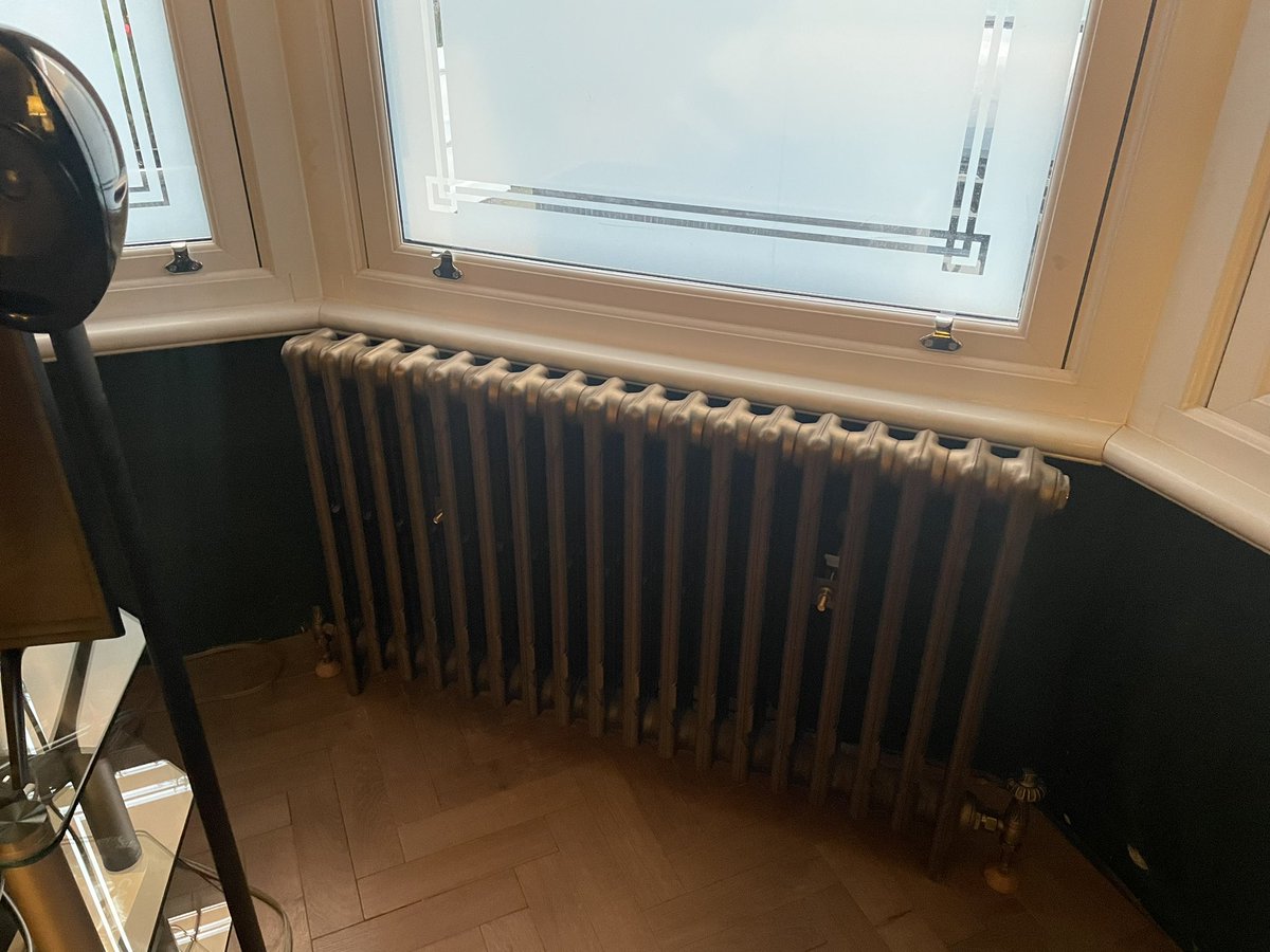 Some lovely cast iron #radiators fitted this week in #beckenham #plumbing