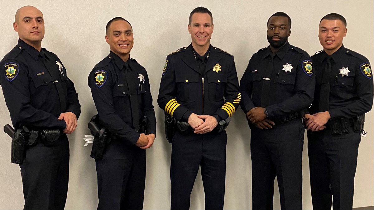 Palo Alto Police on Twitter "RT abPAPD These four new officers are