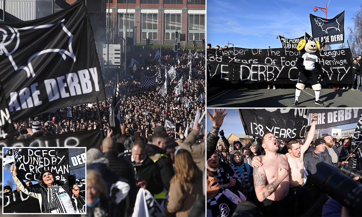 Hello 👋🏽 planning the next chapter of my book and with that I have a small request:

Could any Derby fans who were involved in this March in any way please drop me a DM? It is an essential part of our recent story and I’d like to tell it through some of you all 🐏.