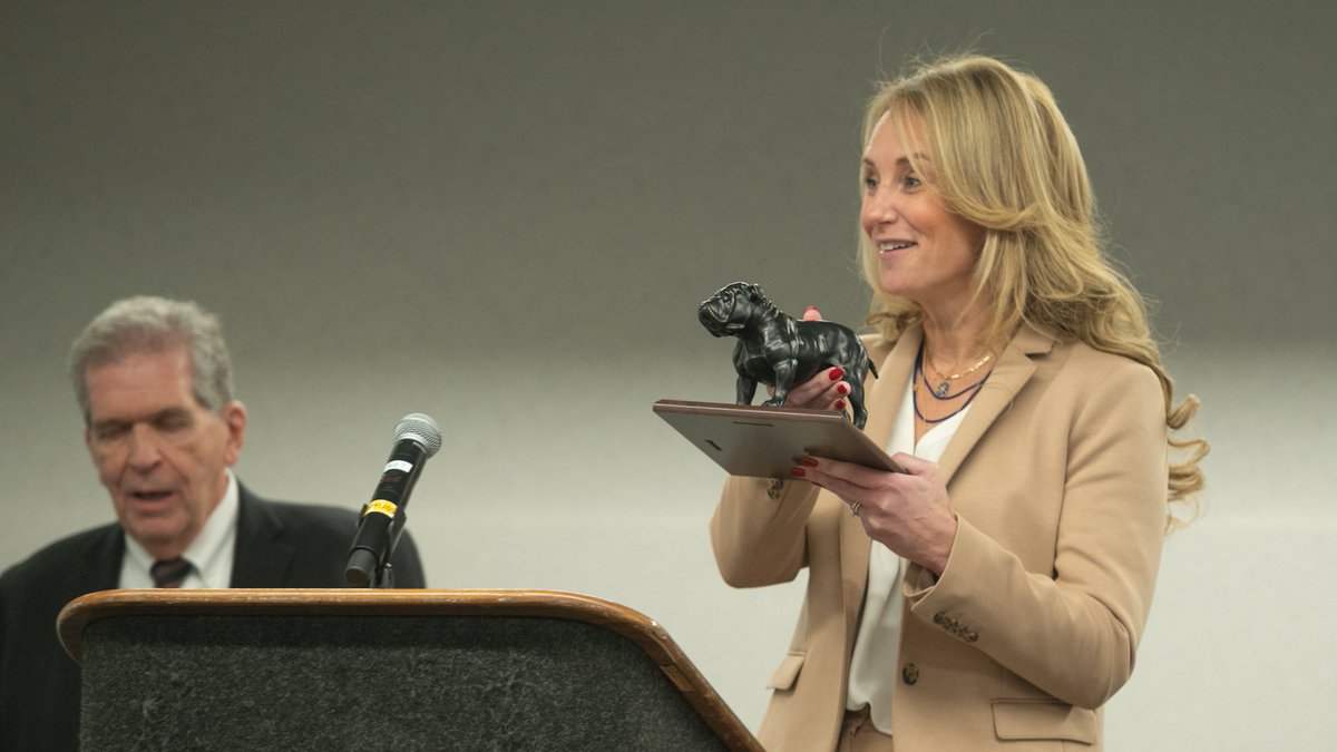 OhioDevelopment's tweet photo. Director @LydiaMihalik and the Community Services team were honored to accept the 2023 OACAA Bulldog Award, given to those who engage in the challenge of assisting low-income people when that challenge is most difficult. 
Thank you to @OACAA  for your partnership &amp; recognition! https://t.co/wQSCNH1MNI