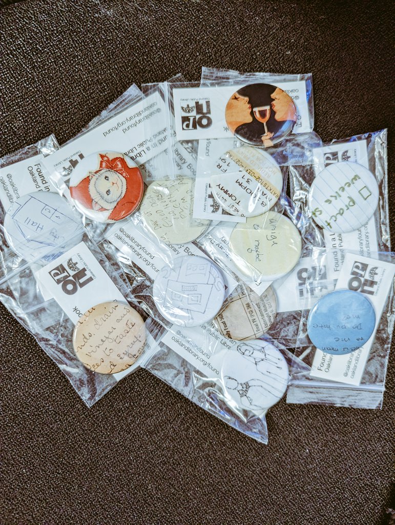 Oakland Public Library: Found in a Library Book tweet media