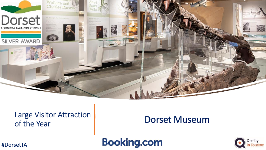 The Silver winner of Large Visitor Attraction of the Year is Dorset Museum @DorsetMuseum #DorsetTA