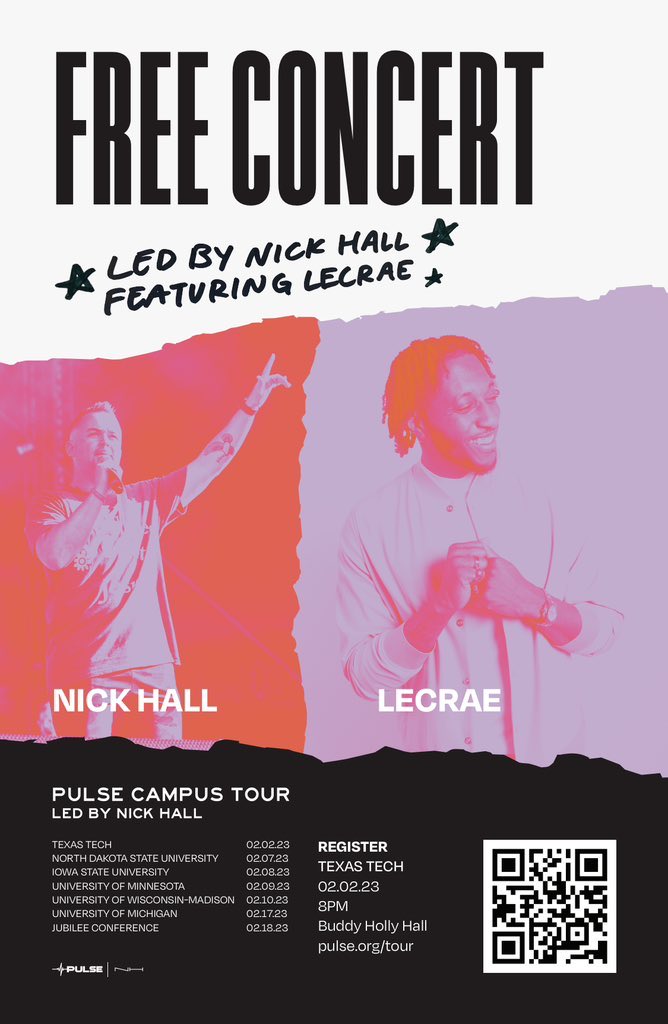 lecrae's tweet image. How about a Free show on your campus next month. (I’m bringing @hulveyofficial too)