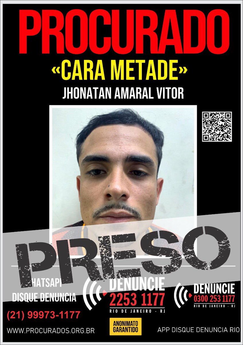 DDalertaRio's tweet photo. Com a ajuda de informações do Disque Denúncia, policiais penais da #RECAP, com o apoio da #29DP, prenderam “Cara Metade”, suspeito de ser o responsável pela morte de uma menina de 13 anos. Ela morreu após ser empurrada e bater a cabeça no chão, durante um baile funk, em Caxias. https://t.co/CSAW9YsHSD