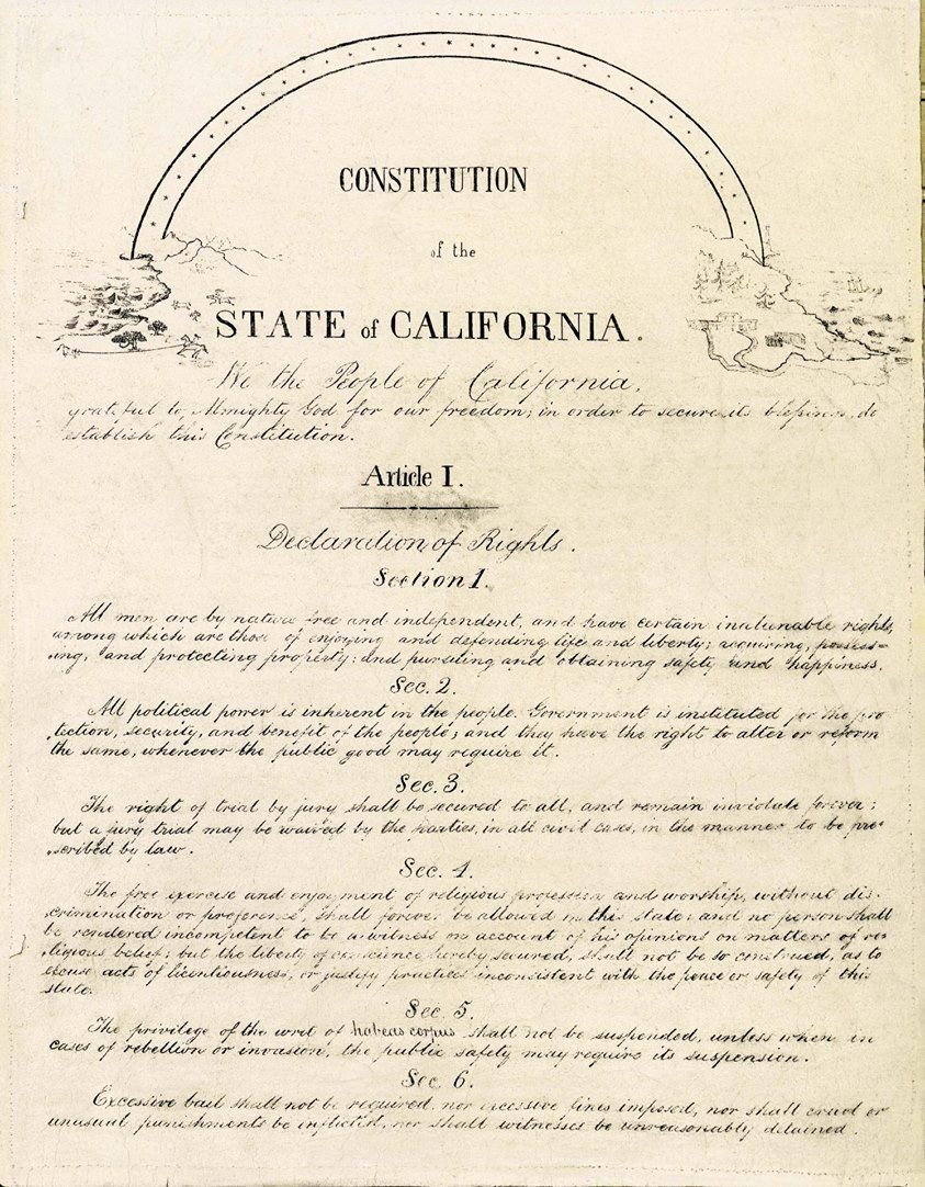 frankerb1's tweet photo. The California State Constitution, that all State Legislators swear to support and defend, begins "We, the People of the State of California, grateful to Almighty God ...." This little phrase implies quite a lot when you think about it: 

... https://t.co/krXNsqSJj8