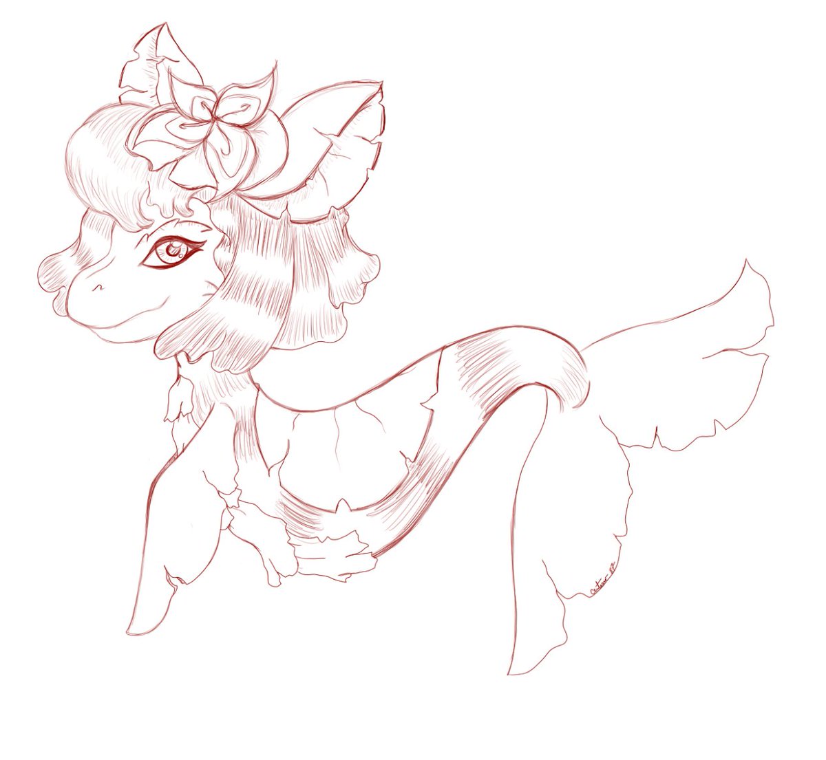Centarro87's tweet photo. Dragon seahorse looking thing. Been drawing little creatures. Lilliagon....meh #art #artillustration #illustration #digitalart #sketch #seahorse #dragon #creature #oni #animeart https://t.co/bq9ZMKp5bq