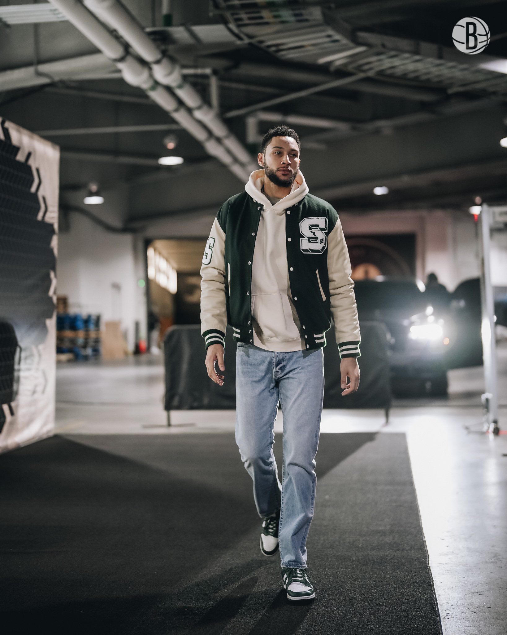 Brooklyn Nets Ben Simmons Varsity Jacket