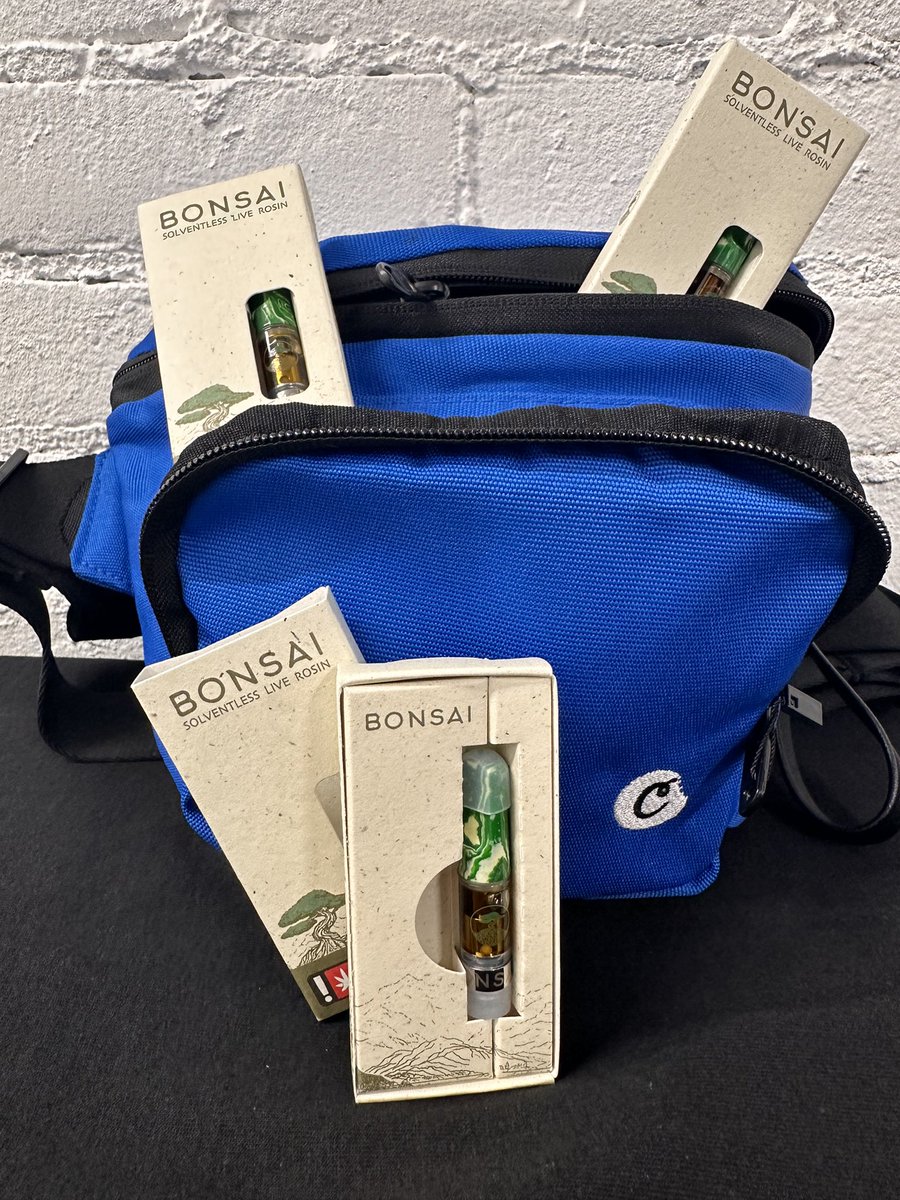 Bonsai Solventless Live Rosin carts- once you try Live Rosin, nothing will ever taste the same! 🤌🏽🤤 

‼️⚠️Required Warning: Do not operate a vehicle or machinery while under the influence of marijuana. Keep marijuana out of reach of children.
<a href="/cookies/">Sam Ruble</a> <a href="/BonsaiBrands/">Bonsai Brands</a>