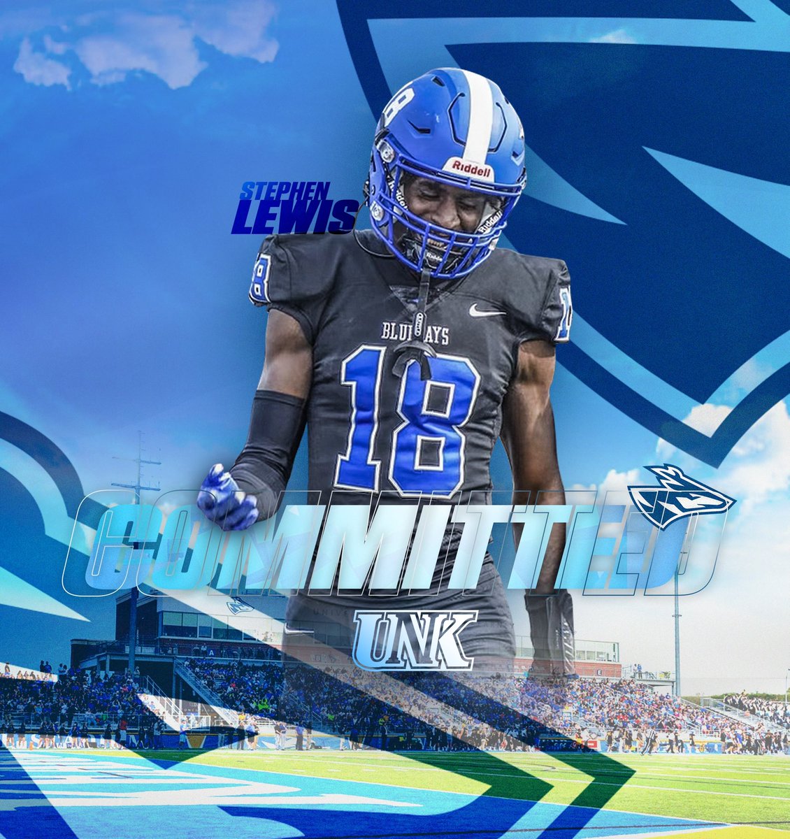 Committed!! <a href="/UNK_Athletics/">UNK Athletics</a> 
Thank you God☝🏿
<a href="/CoachRHeld/">Ryan Held</a> <a href="/Coach_CEllis/">Colby Ellis</a> <a href="/CoachM_Harper/">Moses Harper</a> <a href="/TheGodfather_O/">Coach Jesse Ornelas Sr.</a> 
<a href="/KennyZamberlin/">Kenny Zamberlin</a> <a href="/Pick6_Lee/">Eric Lee</a>